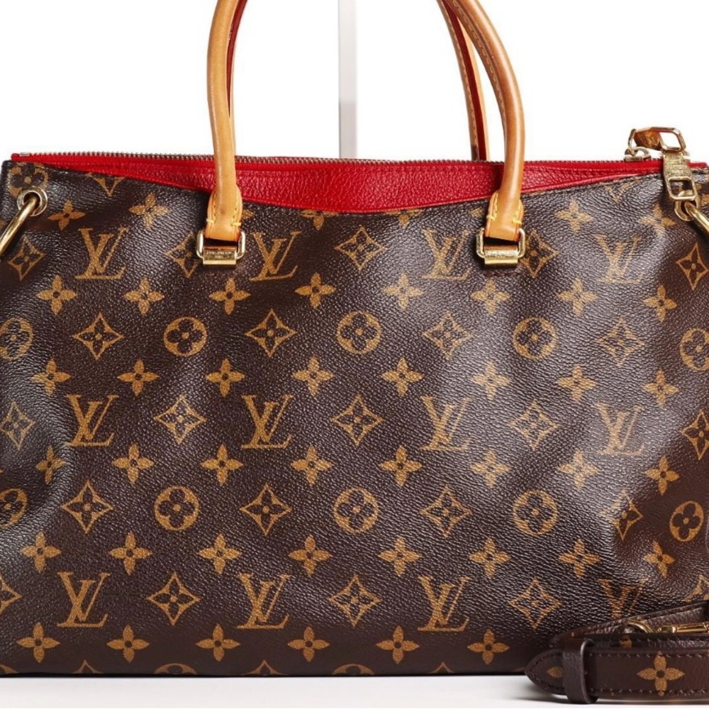 Louis Vuitton Pallas Monogram Cherry (red leather)